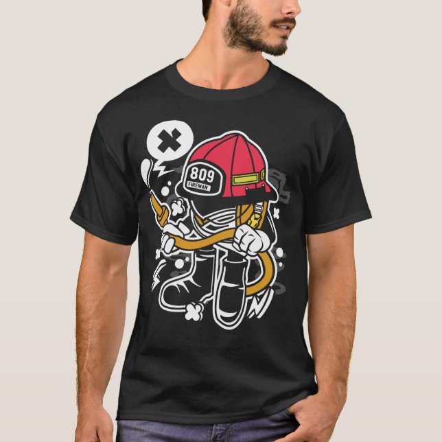 T-shirt Pompier 2 (Devant)