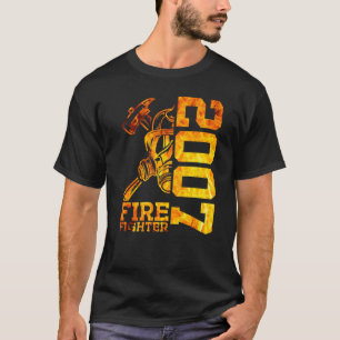T-shirt Pompier 2007 16 ans Brigade d'incendie 16e anniver