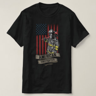 T-shirt pompier américain