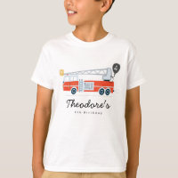 Pompier Anniversaire Boy Party tenue Camion