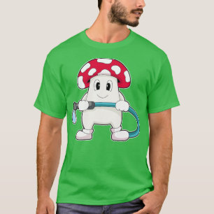 T-shirt Pompier Champignon Extincteur d'incendie