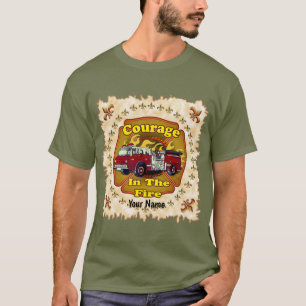 T-shirt pompier Courage