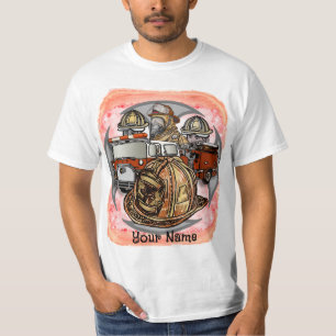 T-shirt Pompier Croix Camion