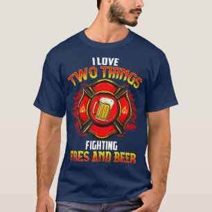 T-shirt Pompier de bière Premier répondeur Cadeau