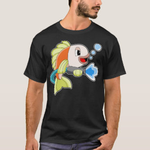 T-shirt Pompier de poisson extincteur