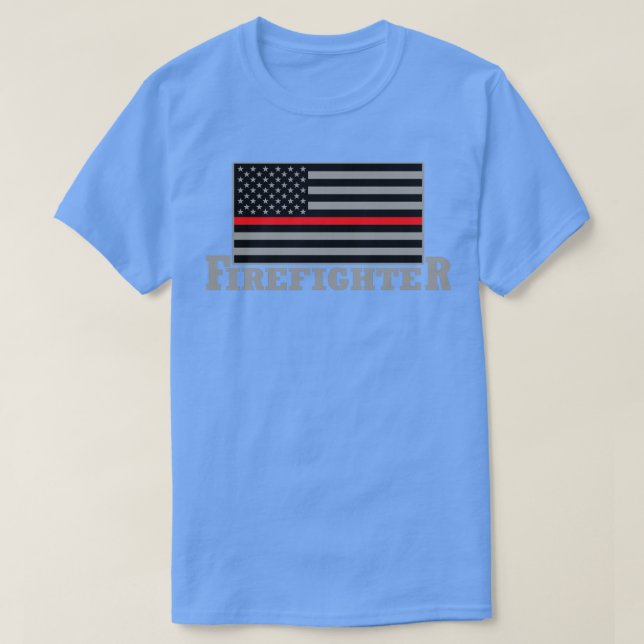 T-shirt Pompier de pompier américain de lutte contre les i (Design devant)