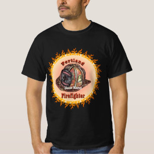 T-shirt Pompier de Portland