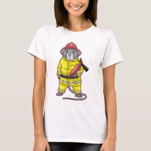 T-shirt Pompier de Rat Service d'incendie