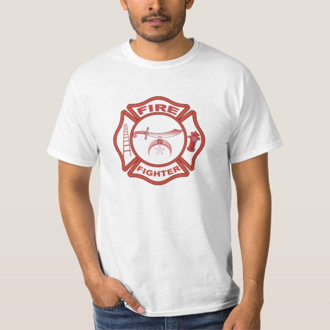 T-shirt Pompier de Shriner (Devant)