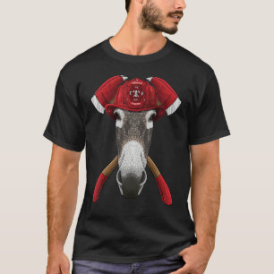 T-shirt Pompier Donkey pompier garçons Enfants Feu Secourt