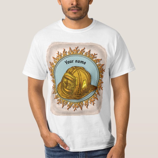 T-shirt pompier fidèle (Devant)