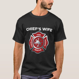 T-shirt Pompier incendie Chef des pompiers