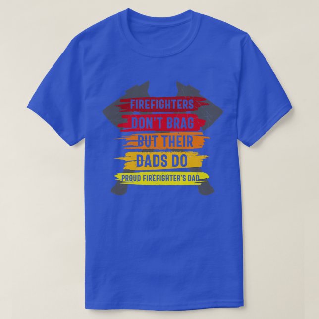 T-shirt Pompier Ne Brag (Design devant)