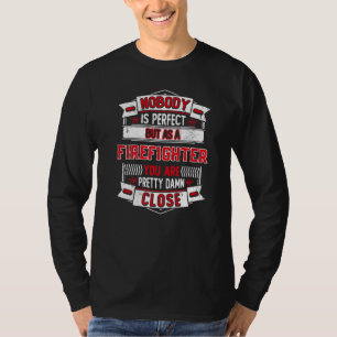 T-shirt Pompier papa pompier