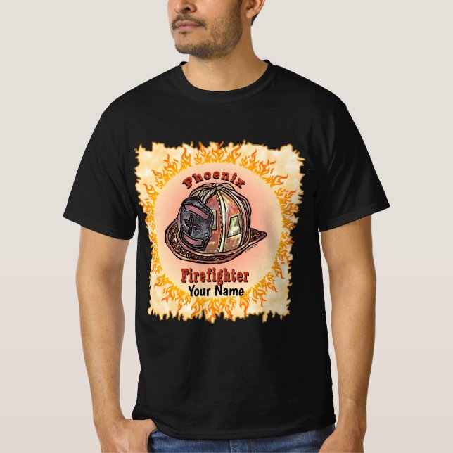 T-shirt pompier Phoenix (Devant)