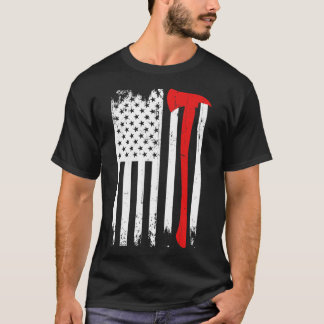 T-shirt Pompier Pompier Patriotique Pompier Secours