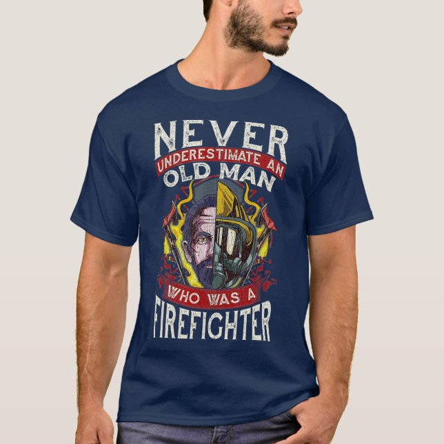 T-shirt Pompier retraité cadeau de retraite (Devant)