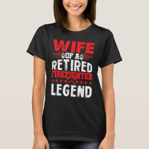 T-shirt Pompier retraité femme pompier retraite