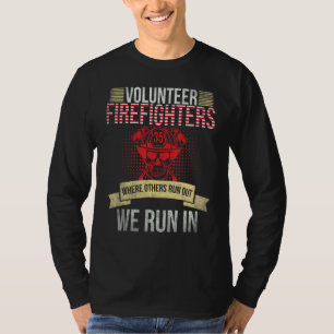 T-shirt Pompier Volontaire Sapeur-Pompier Là Où Les Autres