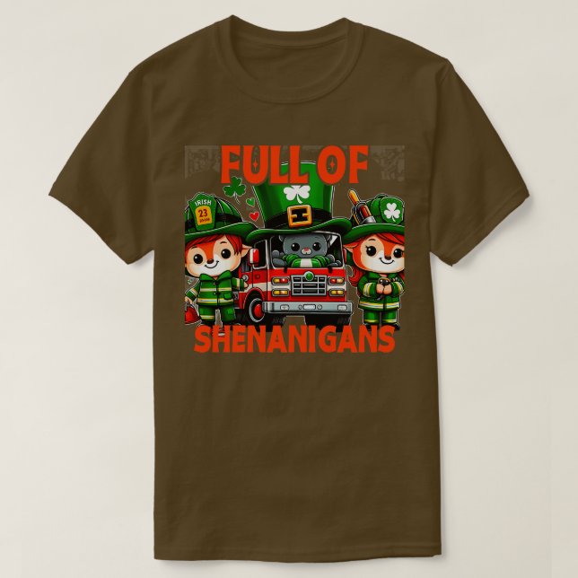 T-shirt Pompiers Enfants Enfants Jeune Garçons Jour de la  (Design devant)