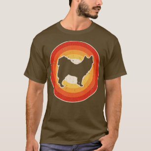 T-shirt Pomsky Sunset Retro pour Hommes Femmes Garçons Fil