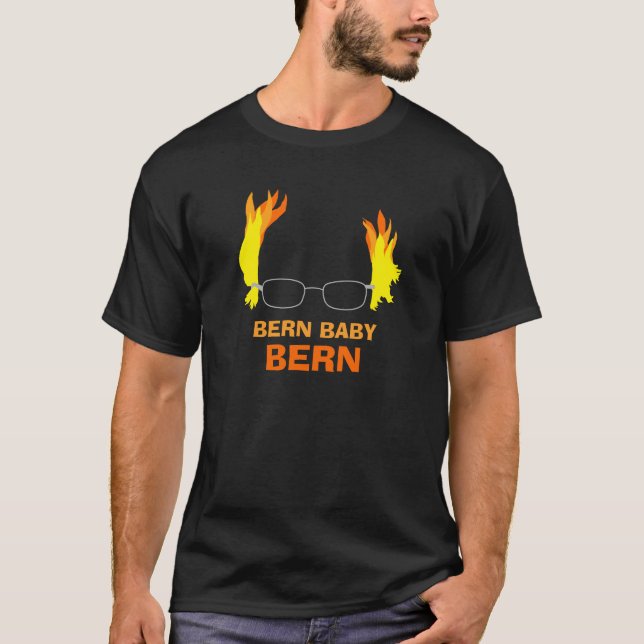 T-shirt Ponceuses ardentes drôles de Berne Bernie de bébé (Devant)