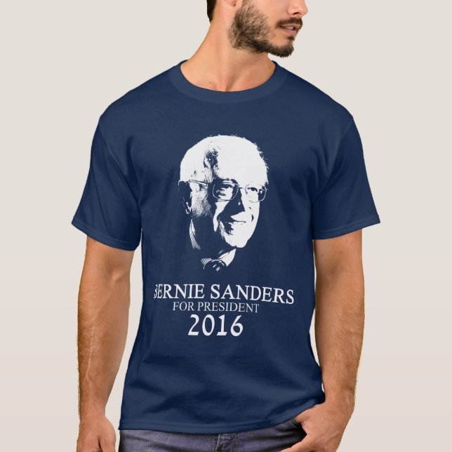 T-shirt Ponceuses de Bernie pour le président 2016 (Devant)