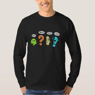 T-shirt Ponctuation Fête Anglais Professeur Attendez, Quoi