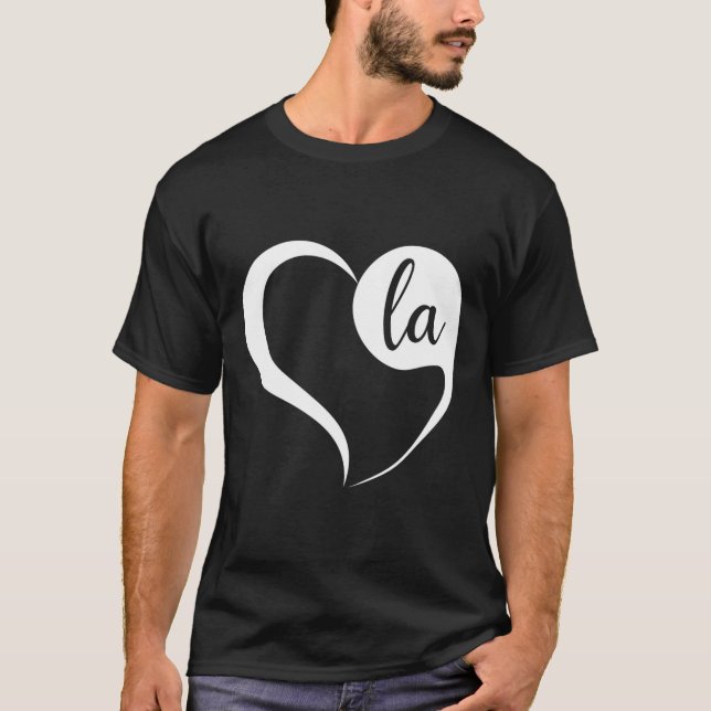 T-shirt Ponctuation Heart Comma La Harris Madame la Présid (Devant)