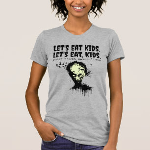 T-shirt Ponctuation Sauve des vies, zombies mangeons des e