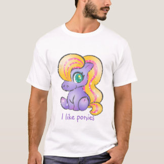 T-shirt poney