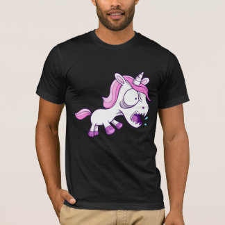 T-shirt Poney dur fou de licorne