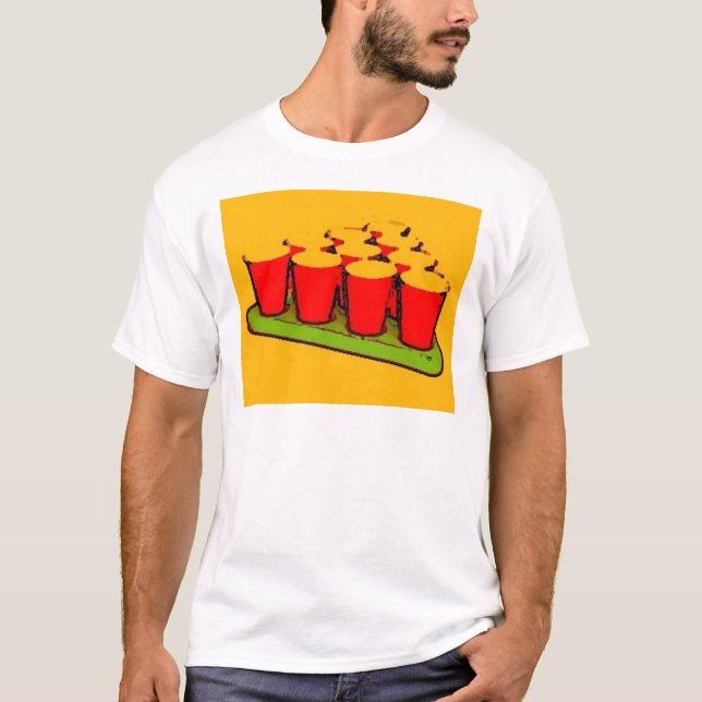 T-shirt Pong de bière (Devant)