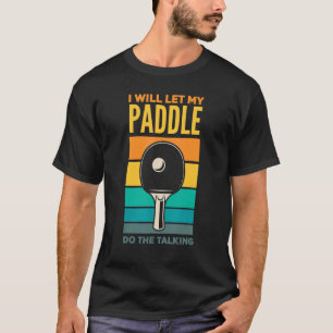 T-shirt Pong De Tennis De Table