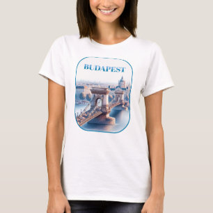 T-shirt Pont à chaînes Széchenyi de Budapest