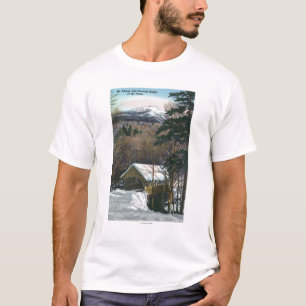 T-shirt Pont couvert à la canalisation en hiver