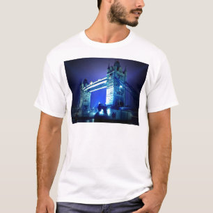 T-shirt Pont de Londres de nuit