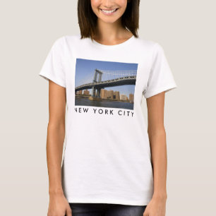 T-shirt Pont de Manhattan sur l'East River New York City