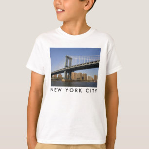 T-shirt Pont de Manhattan sur l'East River   New York City