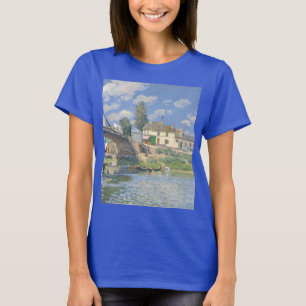 T-shirt Pont de Villeneu par Sisley Impressionist Paint
