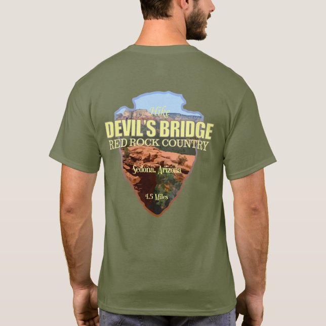 T-shirt Pont du diable (flèche) (Dos)