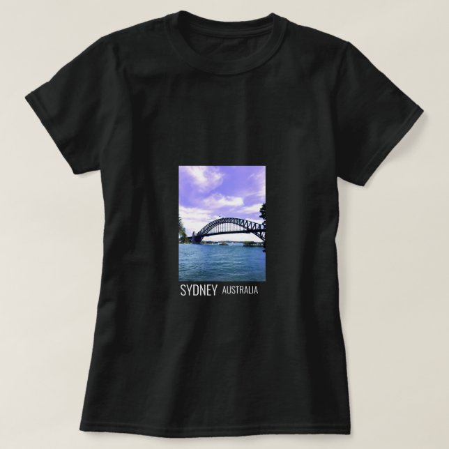 T-shirt Pont du port de Sydney Ferry (Design devant)