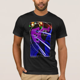 T-shirt Pont en violoncelle avec la spirale de Fibonacci