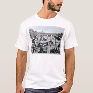 T-shirt Pont et la rivière Liffey, Dublin d'O Connell
