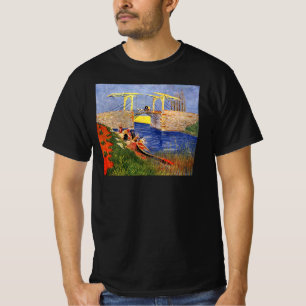 T-shirt Pont Langlois à Arles par Vincent van Gogh
