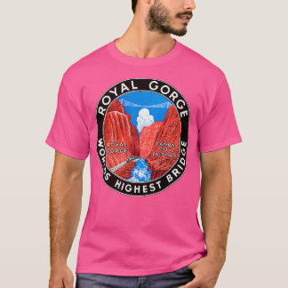 T-shirt Pont Royal Gorge des années 1930