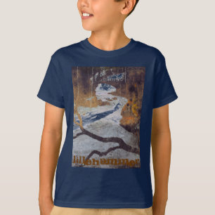 T-shirt Pont sur un cours d'eau gelé par Alexandra Cook