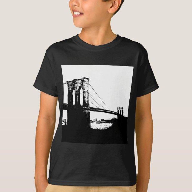 T-shirt Pont vintage Brooklyn (Devant)