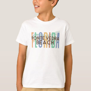 T-shirt Ponte Vedra Beach Floride (Vagues de sable)