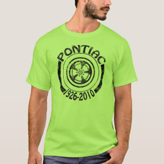 T-shirt Pontiac 1926 - 2010 obscurité de logo du